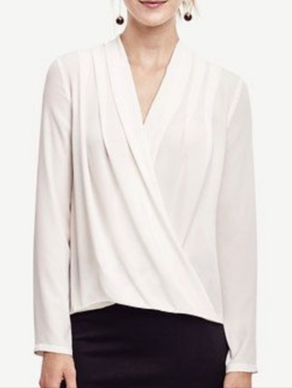 NWT Ann Taylor Wrap Blouse